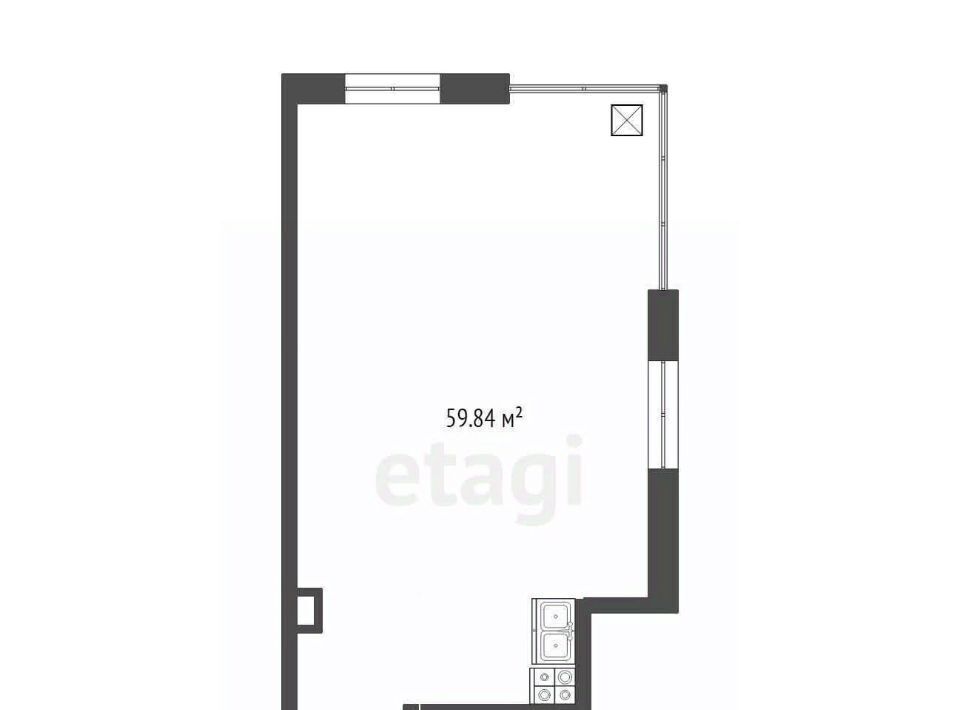 квартира г Тюмень р-н Центральный ул Сакко 24 фото 2