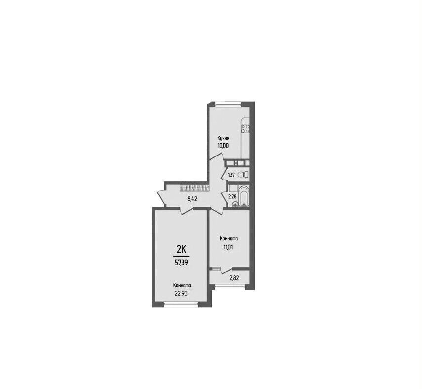 квартира г Краснодар ул Береговая 2/8 аул Новая Адыгея фото 1