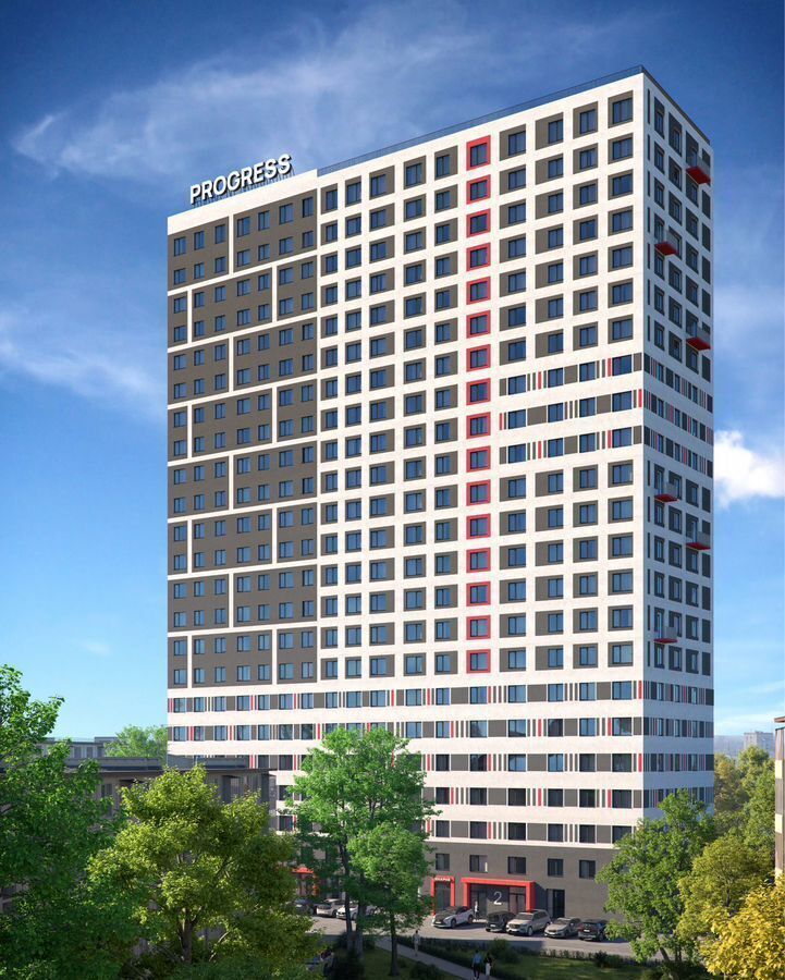 квартира г Астрахань р-н Ленинский ул Татищева 2б ЖК PROGRESS Савушкина фото 9