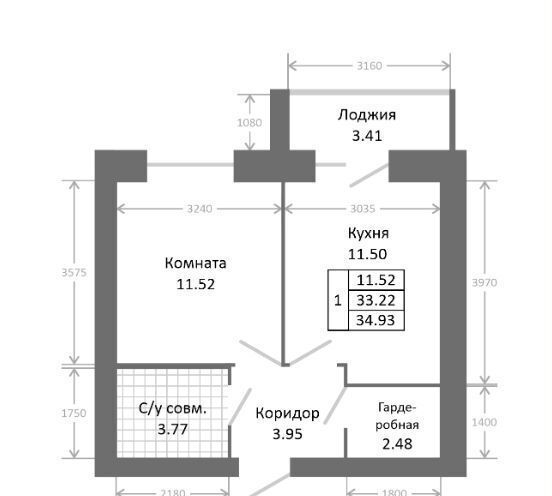 квартира г Ярославль р-н Фрунзенский ул Лескова 42 фото 1