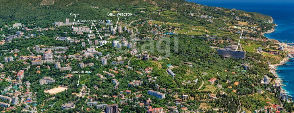 земля г Ялта пгт Массандра ш Южнобережное фото 5