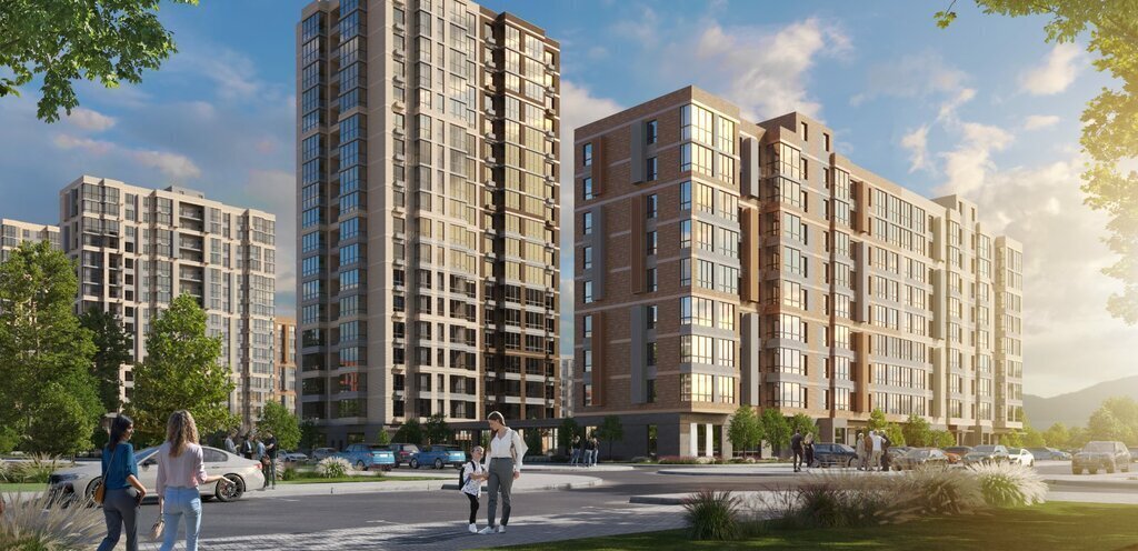 квартира г Краснодар р-н Прикубанский микрорайон «Тёплые Края» фото 3