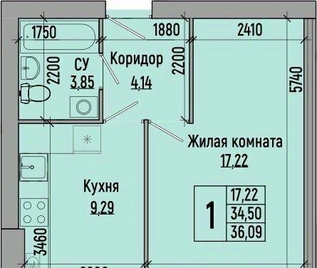 квартира г Волгоград р-н Советский жилой район Долина-2 жилрайон фото 1