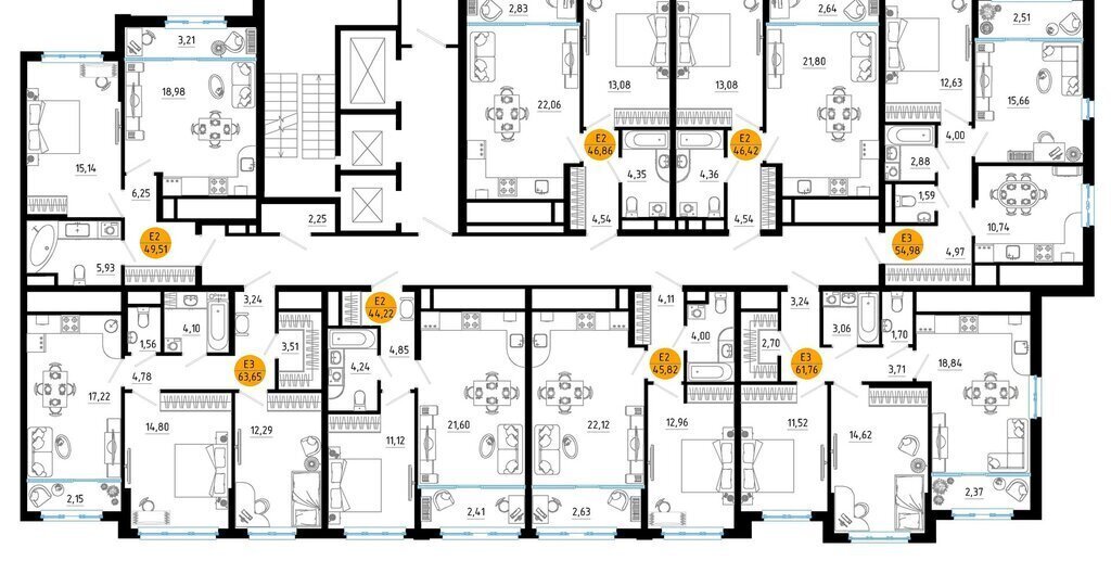 квартира г Рязань квартал Центральный Михайловский район фото 2