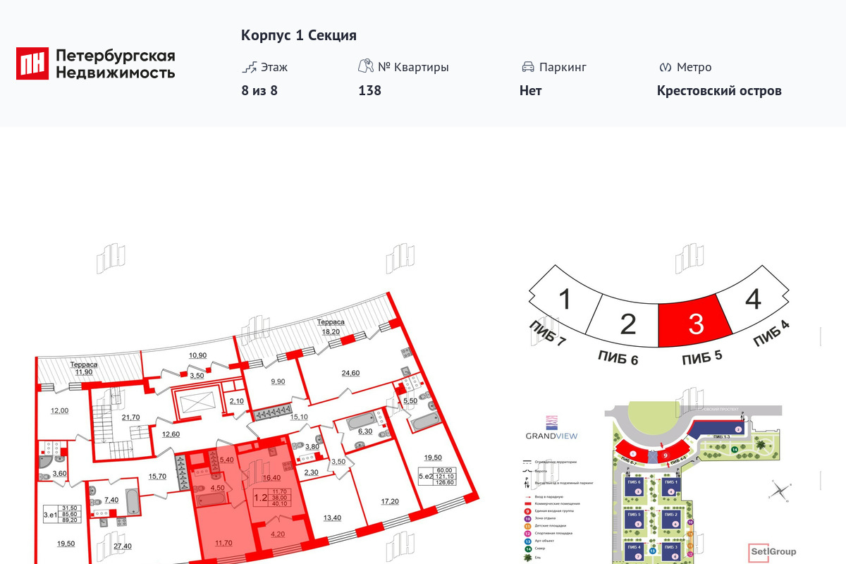 квартира г Санкт-Петербург метро Крестовский Остров Петровский пр-кт Петровский 28 к 1 ст 1 фото 2