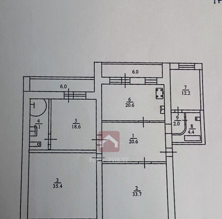 квартира г Саратов р-н Октябрьский ул Шелковичная 20/28 фото 2