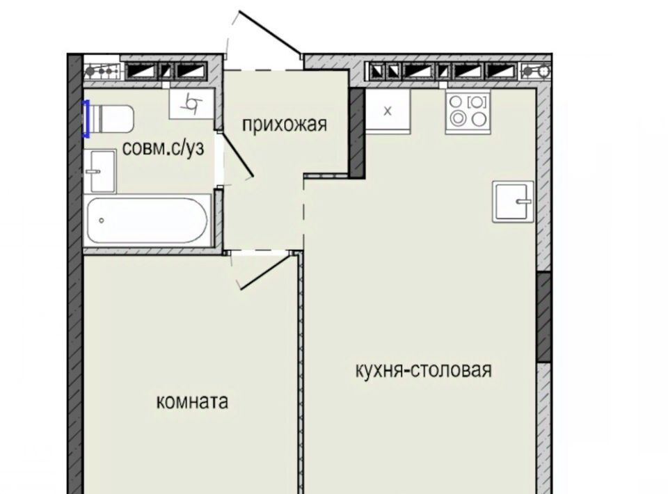 квартира г Ижевск р-н Индустриальный Культбаза ЖК «Ежевика» 10 жилрайон, 8-й мкр фото 1