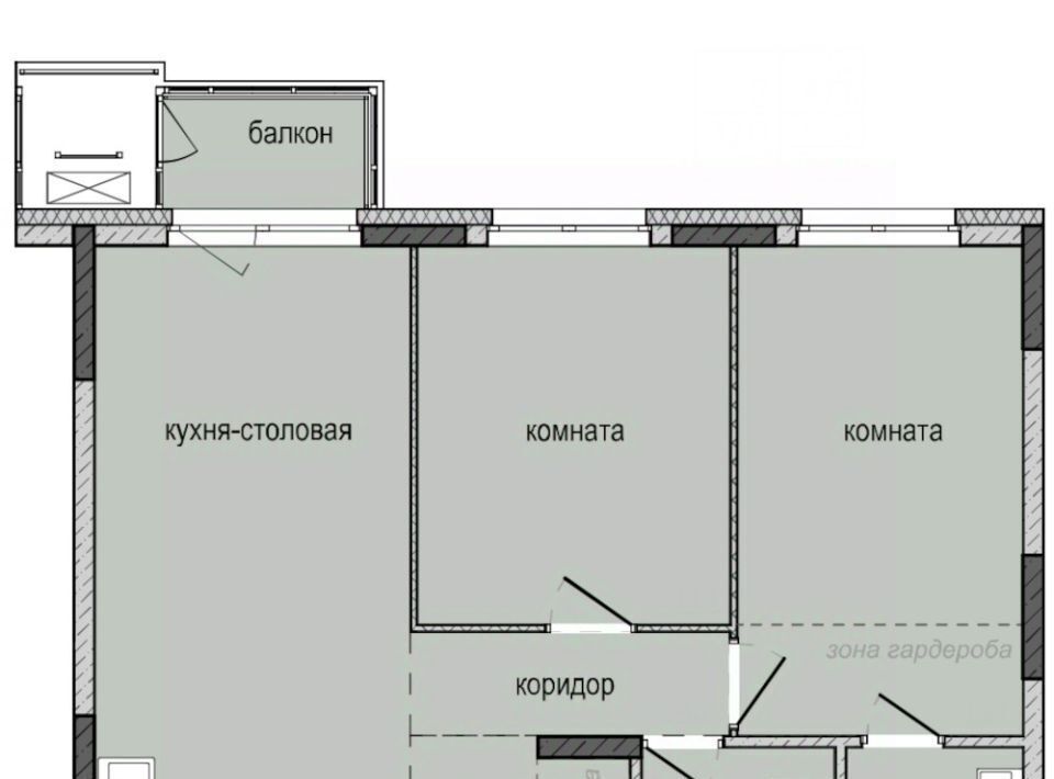 квартира г Ижевск р-н Индустриальный Культбаза ЖК «Ежевика» 10 жилрайон, 8-й мкр фото 1