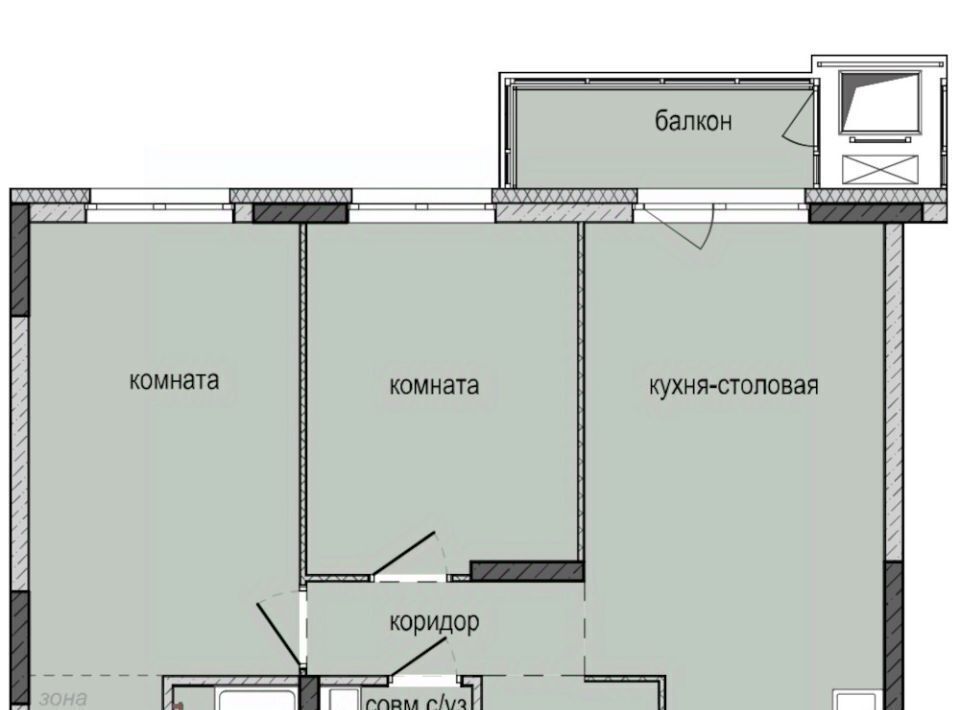 квартира г Ижевск р-н Индустриальный Культбаза ЖК «Ежевика» 10 жилрайон, 8-й мкр фото 1