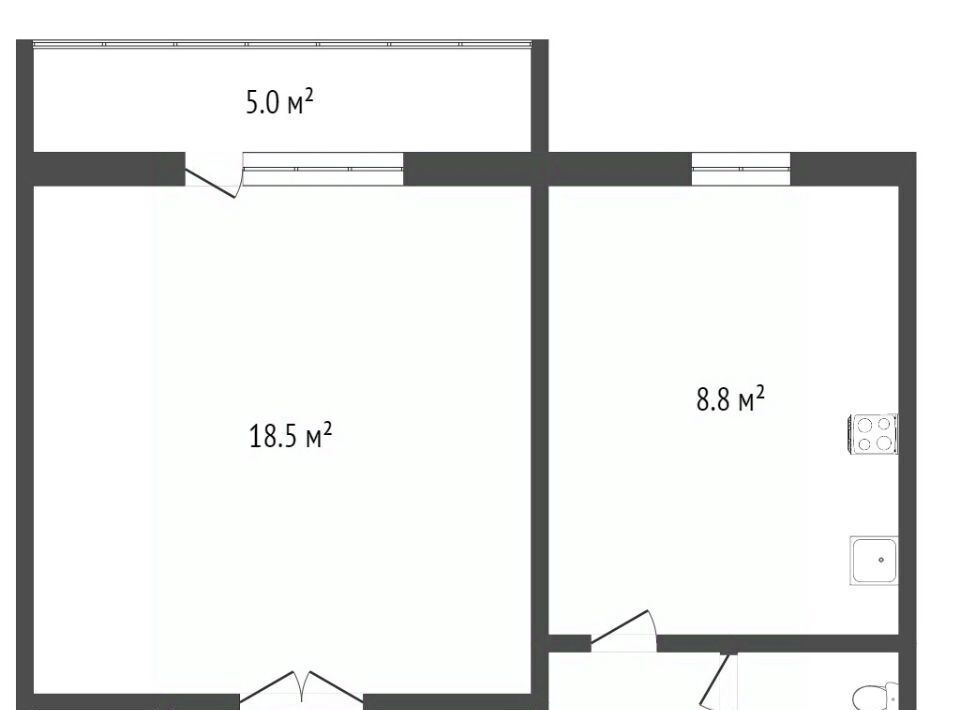 квартира г Челябинск р-н Тракторозаводский ул Шуменская 31 фото 2