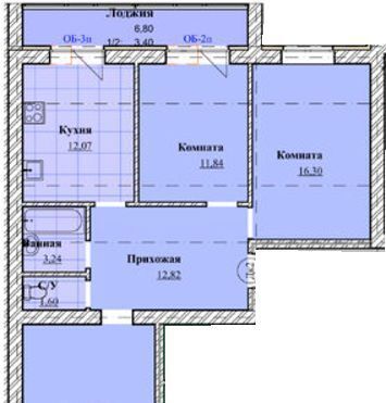 квартира г Иваново р-н Фрунзенский ул Парижской Коммуны 21 фото 1