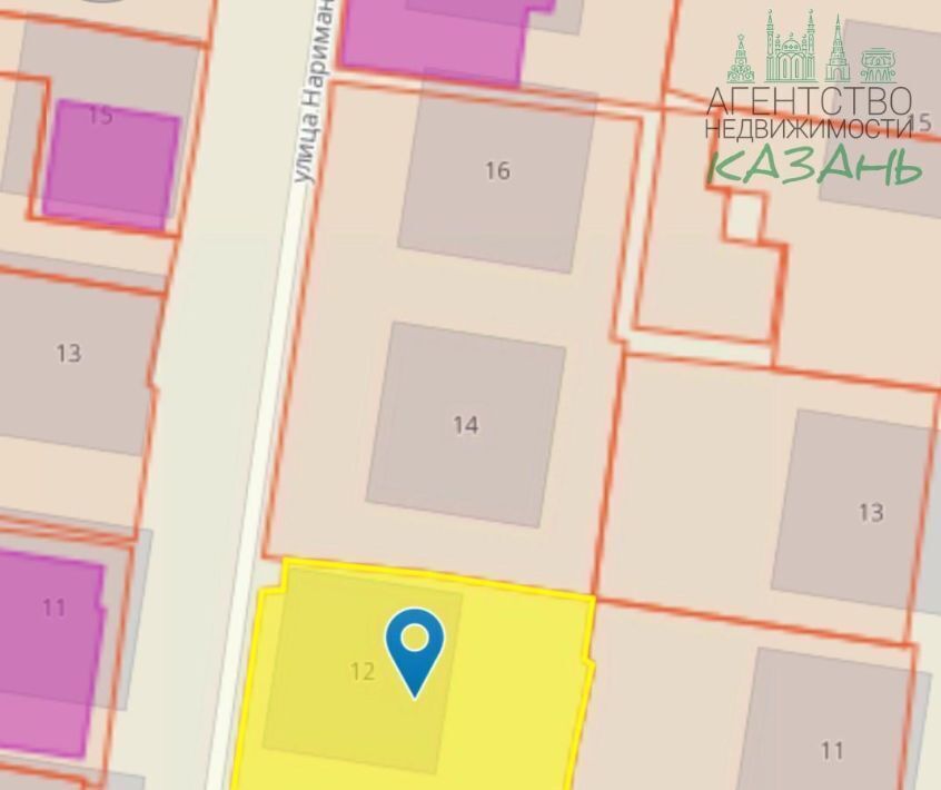 земля р-н Зеленодольский г Зеленодольск ул Нариманова 12 фото 2