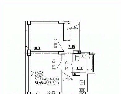 квартира г Курск р-н Железнодорожный ул Агрегатная 2-я 57а фото 1