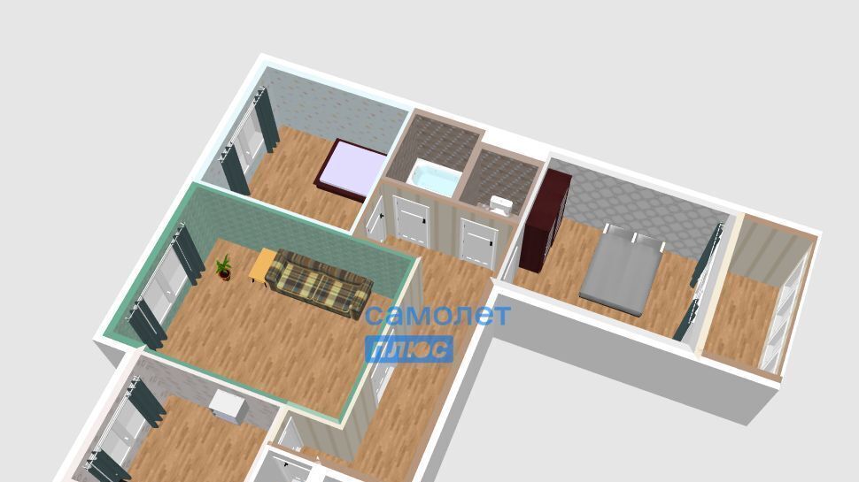 квартира г Бийск ул Советская 213/2 фото 3