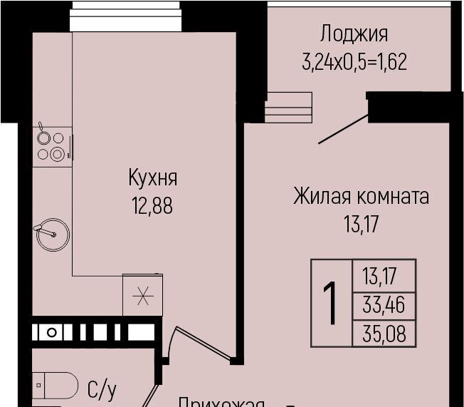 квартира г Краснодар р-н Прикубанский ул им. Михаила Барибана фото 1
