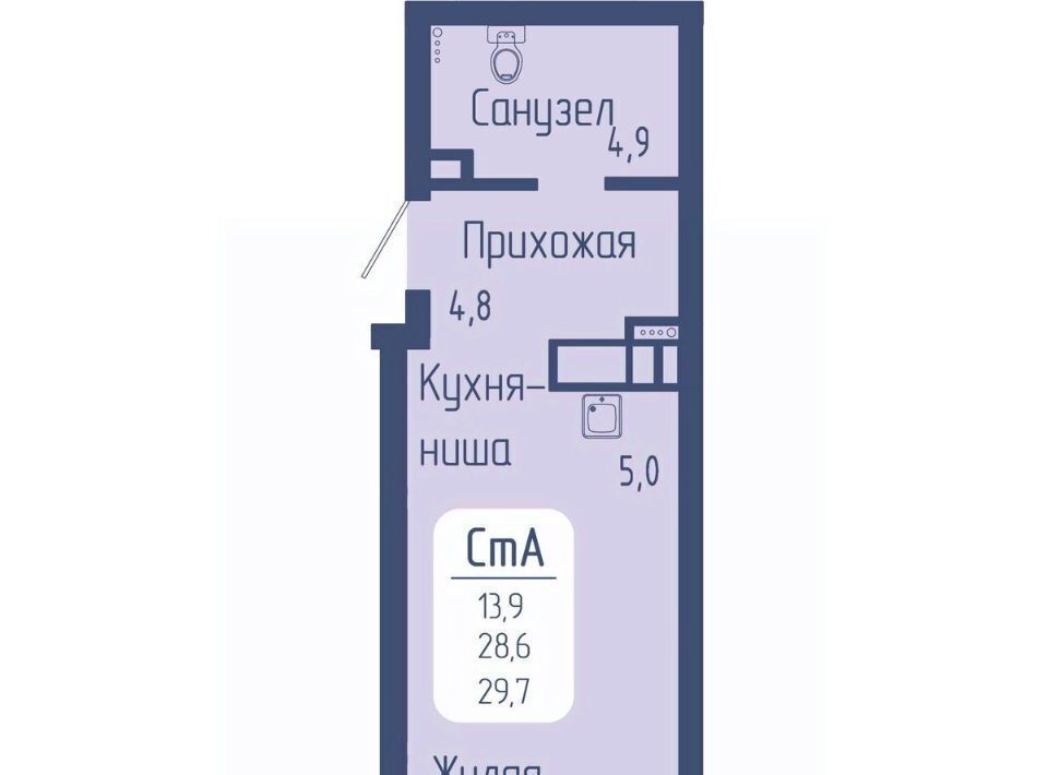 квартира г Красноярск р-н Октябрьский пр-кт Свободный фото 1