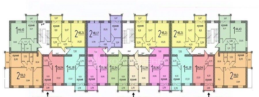 квартира г Ковров ул Суворова 104 фото 16