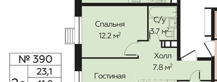 квартира г Москва п Сосенское д Столбово Потапово, Эко Бунино жилой комплекс, 15 фото 2