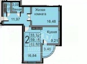 квартира г Калуга р-н Ленинский ул Минская 24 фото 2