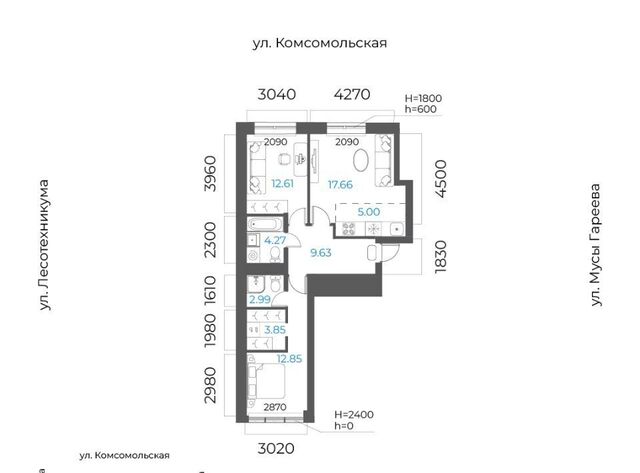 р-н Октябрьский микрорайон Глумилино-2 8-е Небо жилой комплекс фото