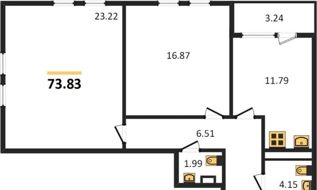 квартира г Воронеж р-н Коминтерновский ул Независимости 78к/3 фото 5