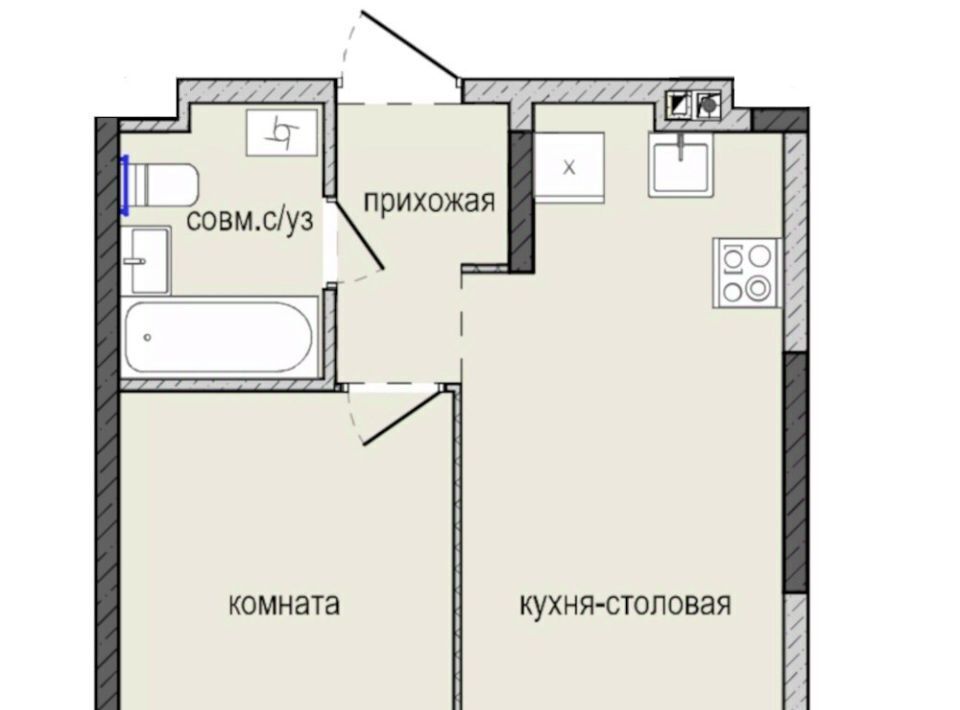 квартира г Ижевск р-н Индустриальный Культбаза ЖК «Ежевика» 10 жилрайон, 8-й мкр фото 1