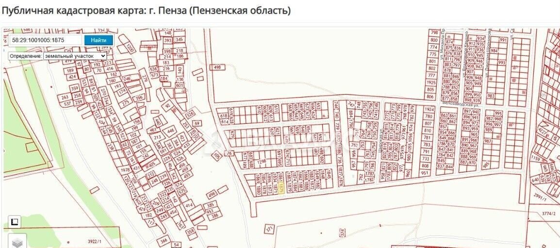 земля г Пенза р-н Октябрьский посёлок Совхоз Заря сад Октябрьский фото 3