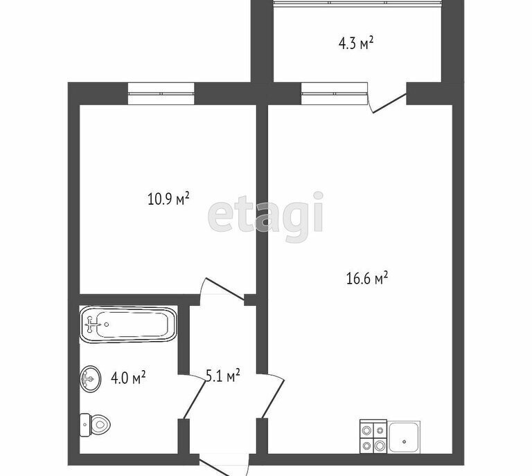 квартира г Новороссийск ул Герцена 3ак/2 фото 1