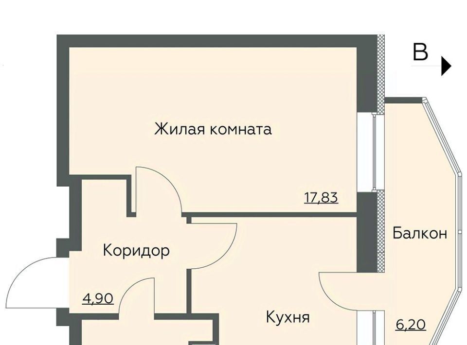 квартира г Самара п Управленческий Безымянка фото 7