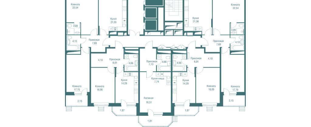 квартира г Одинцово ЖК «Одинбург» Одинцово фото 2