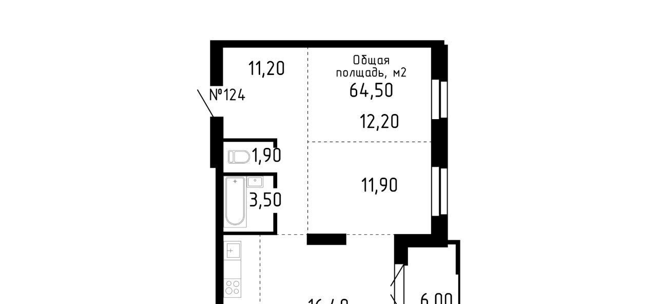 квартира г Барнаул р-н Центральный ул Никитина 12 фото 1