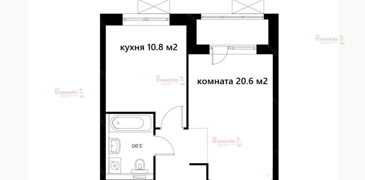 квартира г Екатеринбург Машиностроителей пр-кт Космонавтов 11а фото 6
