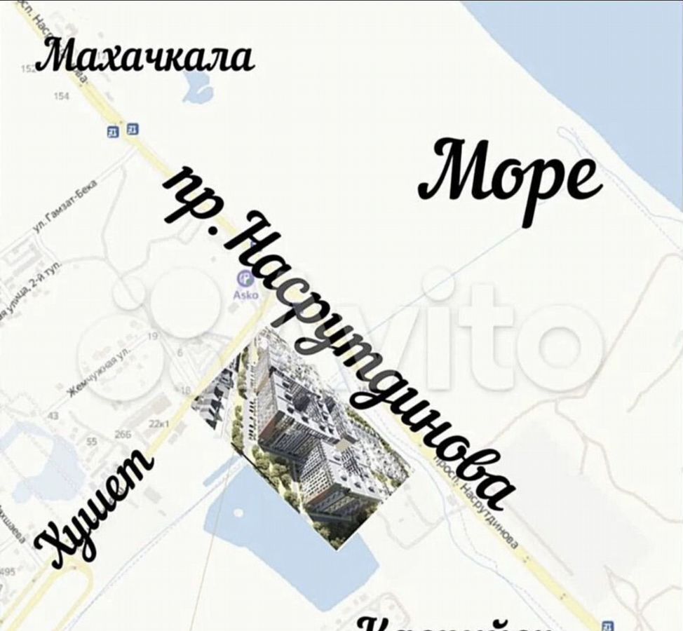 квартира г Махачкала р-н Ленинский пр-кт Насрутдинова 162 фото 14