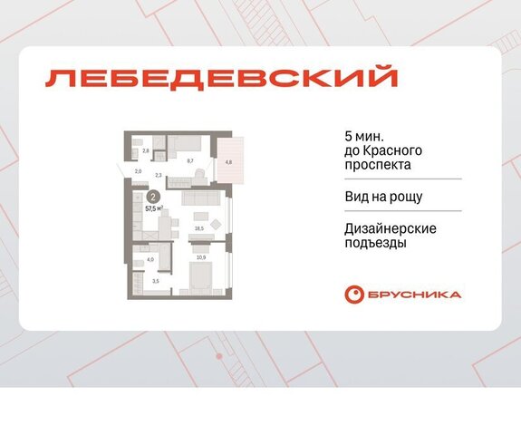 р-н Заельцовский квартал № 5 Заельцовская ЖК «Лебедевский» фото