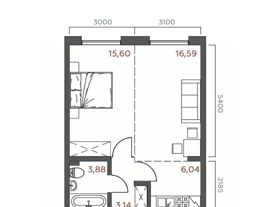 квартира г Иркутск р-н Октябрьский ул 6-я Советская 2 фото 1