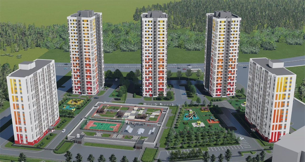 квартира г Уфа р-н Ленинский микрорайон Novaland кв-л 21, стр. 3 фото 6