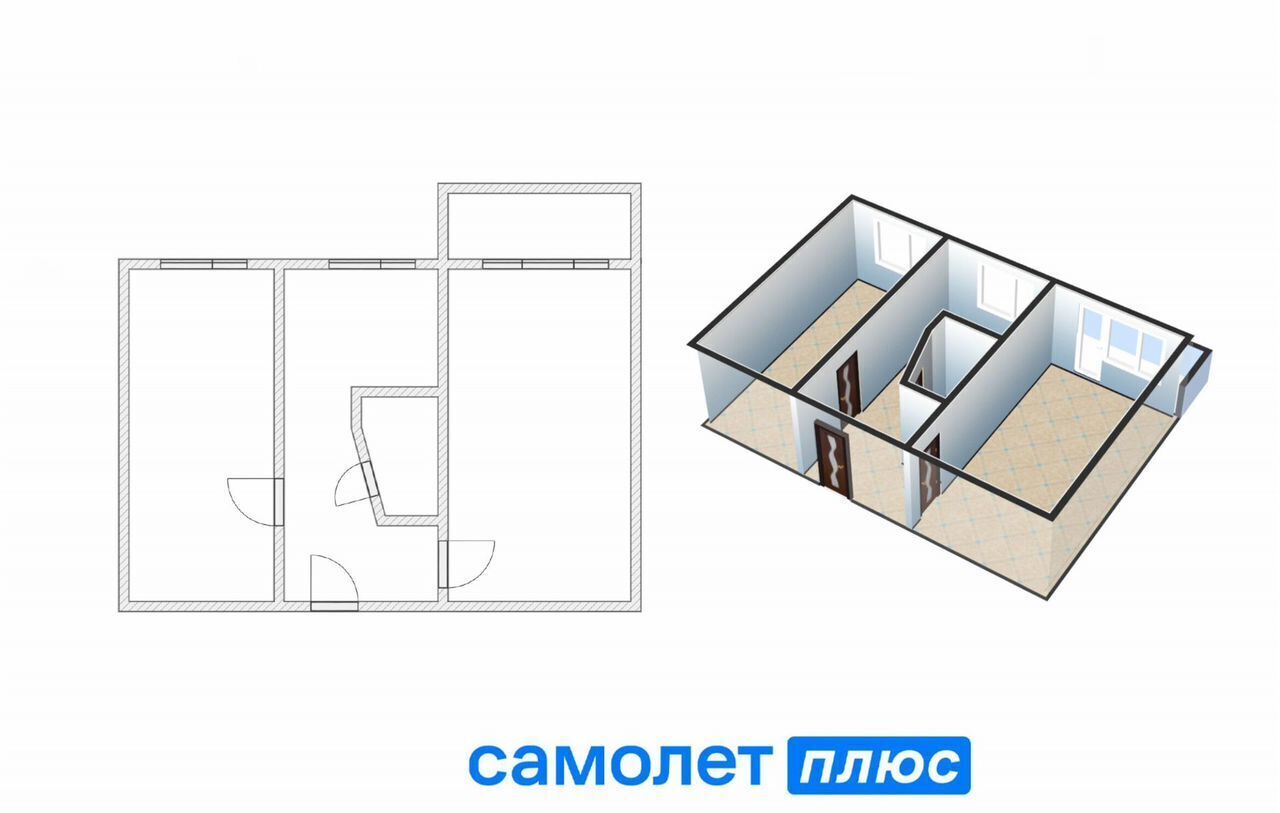 квартира г Кемерово р-н Центральный ул Спортивная 16а Кемеровская обл. - Кузбасс фото 1