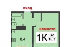 квартира г Нижний Новгород р-н Сормовский Буревестник пр-кт Кораблестроителей 70 микрорайон «Корабли» фото 19