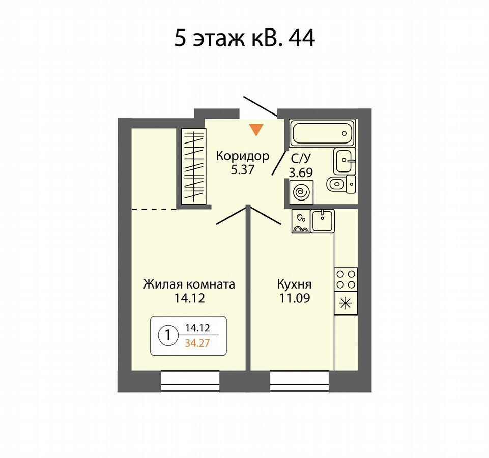 квартира г Ревда ул Энгельса 47/2 фото 1