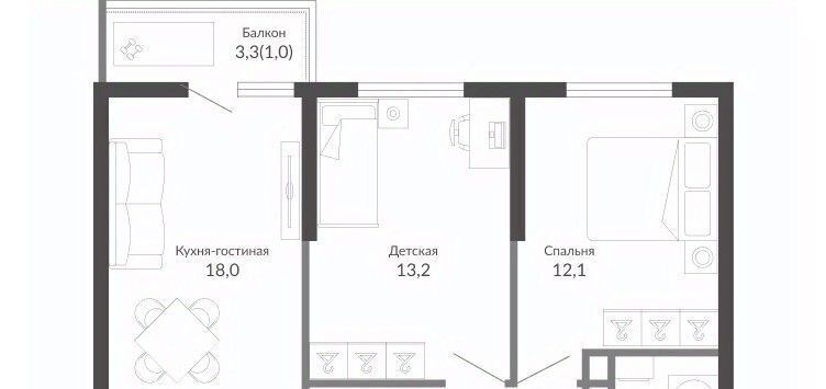квартира г Новороссийск р-н Центральный ул Куникова 47г фото 1