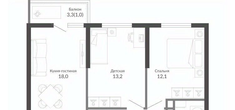 квартира г Новороссийск р-н Центральный ул Куникова 47г фото 1