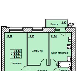 квартира г Ярославль р-н Дзержинский Северный ЖК «Империя» жилрайон, 9-й мкр фото 1