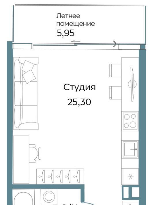 квартира г Саки ул Морская TEMPO фото 1