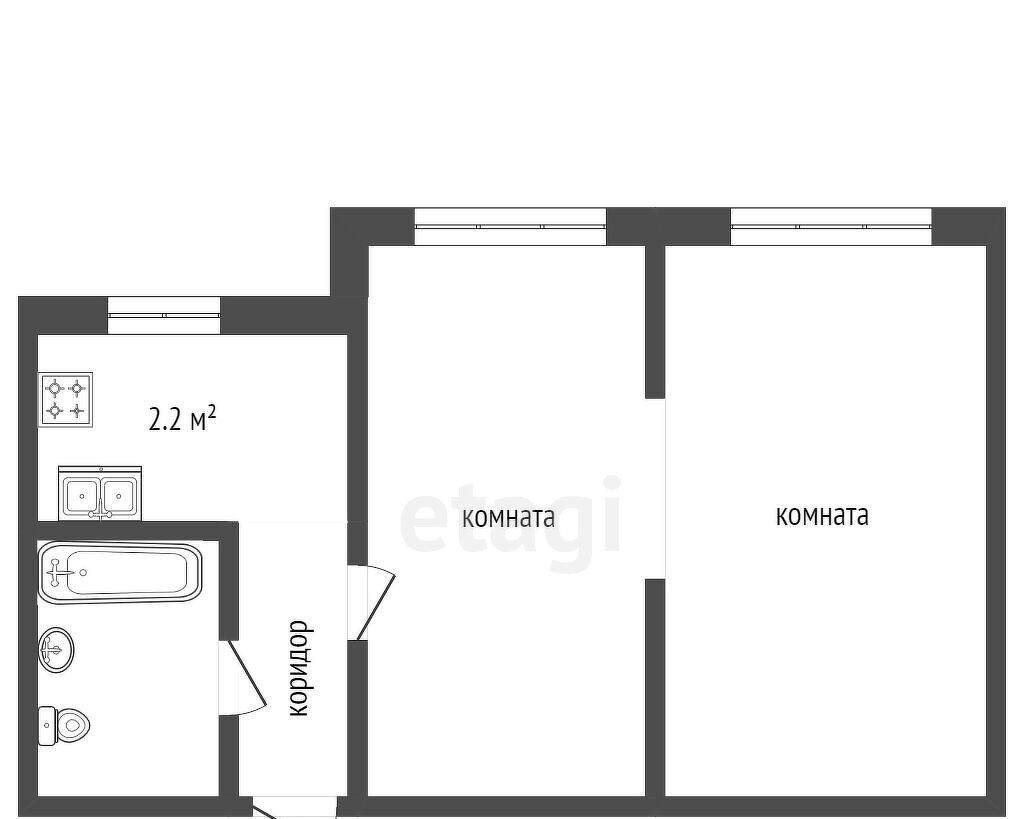 квартира г Ростов-на-Дону р-н Кировский Богатяновка ул Красных Зорь 43 фото 13
