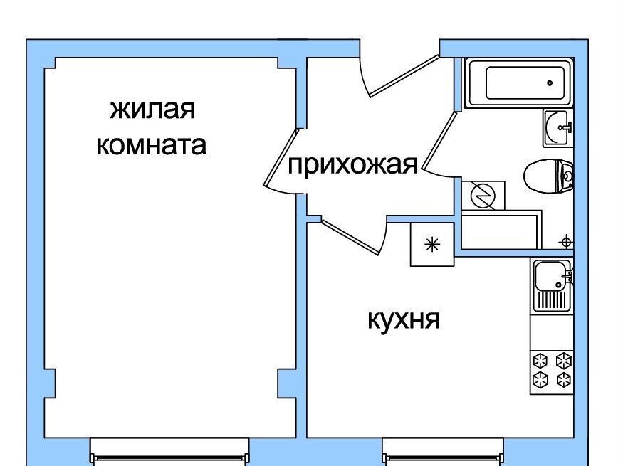 квартира г Псков ул Балтийская 17а ЖК «Балтийская 5» Завеличенская волость фото 2