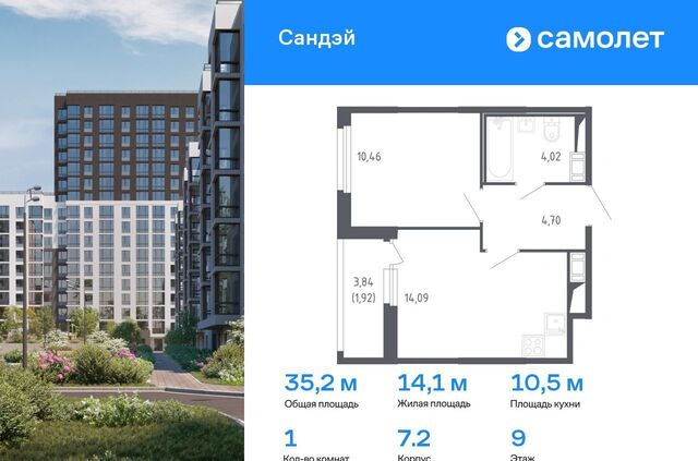 р-н Красносельский ЖК «Сандэй» 7/2 муниципальный округ Константиновское фото