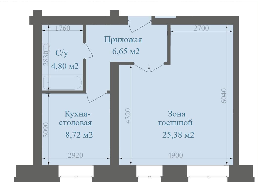квартира г Абакан ул Буденного 78б/4 мкр-н Нижняя Согра фото 1