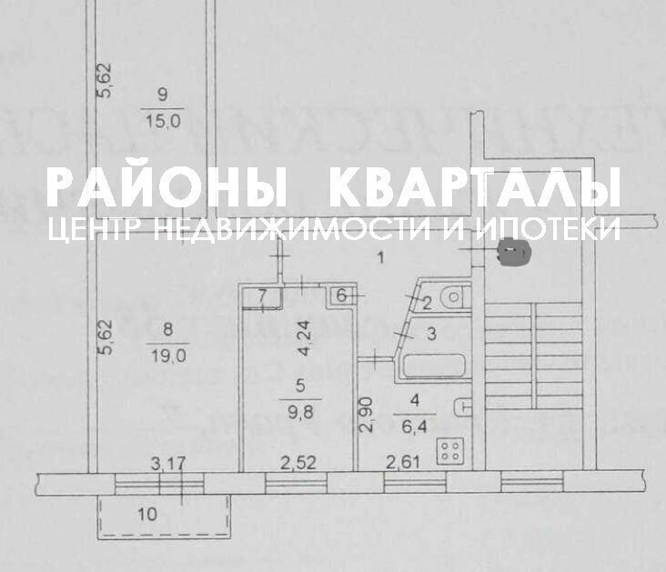 квартира г Челябинск р-н Курчатовский ул Красного Урала 7 фото 2