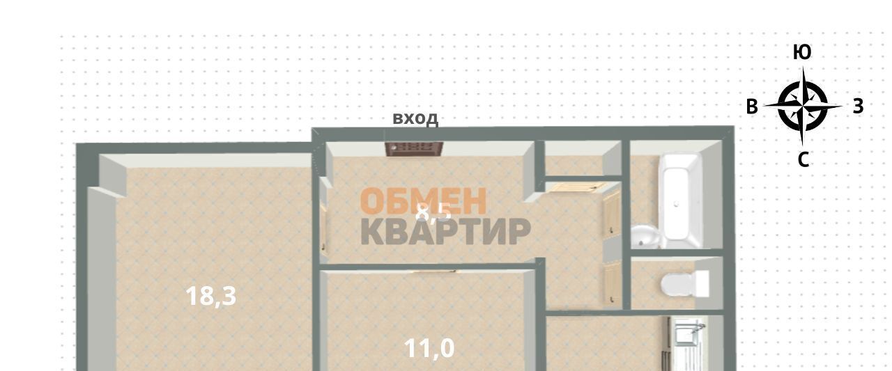 квартира г Екатеринбург Уралмаш ул Баумана 24 фото 23