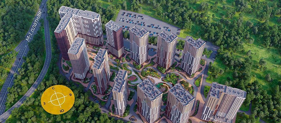 квартира г Одинцово р-н мкр Клубничное поле ЖК «Одинград. Квартал «Семейный»» 1, Одинцовский г. о. фото 21
